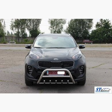 Защита переднего бампера кенгурятник Kia Sportage 2016+ г.в.