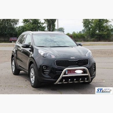 Защита переднего бампера кенгурятник Kia Sportage 2016+ г.в.