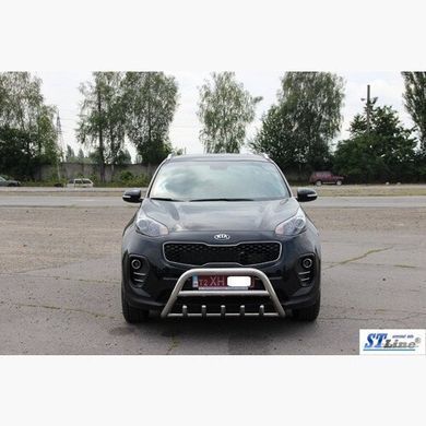 Защита переднего бампера кенгурятник Kia Sportage 2016+ г.в.