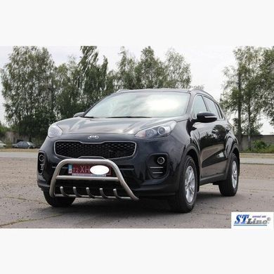 Защита переднего бампера кенгурятник Kia Sportage 2016+ г.в.