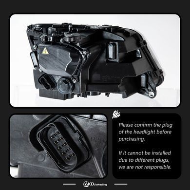 Передні тюнінг лед фари Volkswagen Amarok 2010-2020 р.в. Амарок, Volkswagen, Альтернативная оптика, Amarok, Новое, На штатные места, AMAROK 2010-