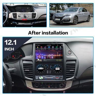 Штатна магнітола в стилі тесла Honda Accord 9 2012-2017 р.в. Хонда Акорд 9 Android, GPS, Автомагнитола, Honda, Accord, Новое, На штатные места, ACCORD 2012-2016