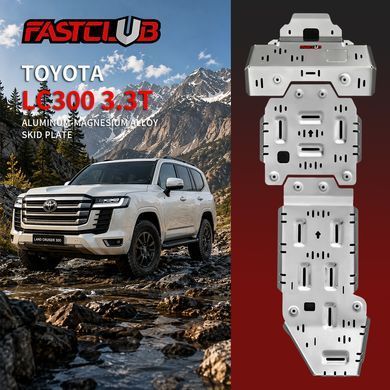 Защита двигателя и КПП для Toyota LC300 Land Cruiser 2021+ г.в. Крузер 300