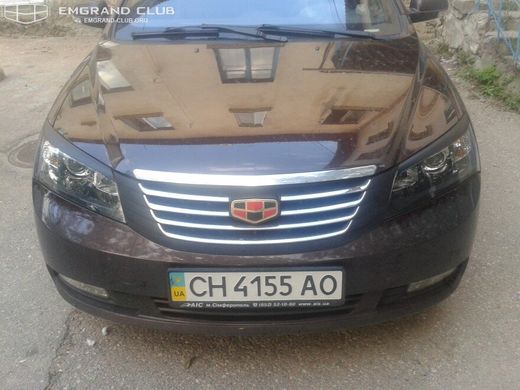 Реснички на фары Geely Emgrand EC7 2009 г.в. седан Джили Емгранд