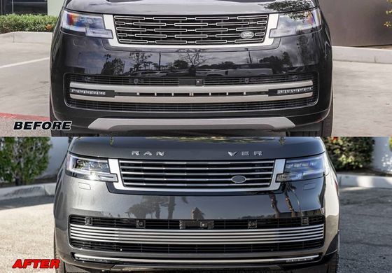 Передній бампер для Range Rover Vogue L460 2022+ г SV Edition, Серый грунт (под покраску)