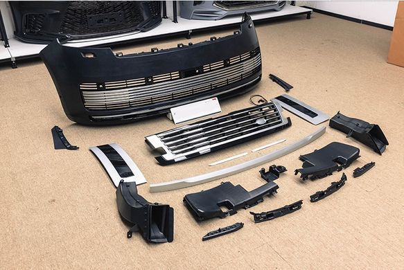 Передній бампер для Range Rover Vogue L460 2022+ г SV Edition, Серый грунт (под покраску)