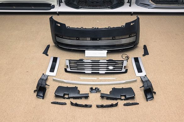 Передній бампер для Range Rover Vogue L460 2022+ г SV Edition, Серый грунт (под покраску)