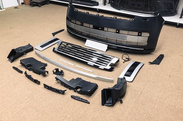 Передній бампер для Range Rover Vogue L460 2022+ г SV Edition, Серый грунт (под покраску)