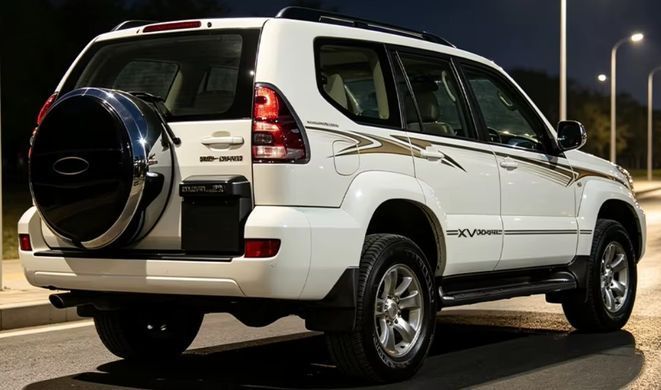 Задние тюнинг лед фонари для Toyota Prado 120 2003-2009 г.в. Прадо 120, Toyota, Альтернативная оптика, Prado, Новое, На штатные места
