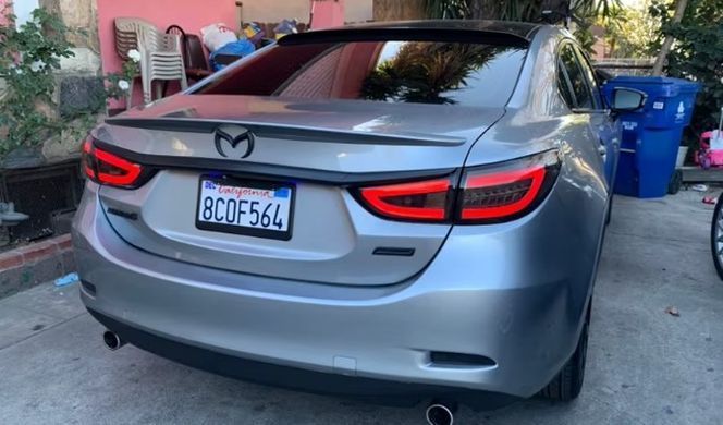 Задні тюнінг лед фонарі Mazda 6 седан 2013-2018 р.в. Мазда 6, Mazda, Альтернативная оптика, 6, Новое, На штатные места, 6 Sedan (GJ, GH) 2012-