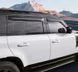 Дефлекторы на окна ветровики  для Land Rover Defender 2020+ г.в. Дефендер, Черный