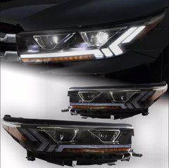 Тюнінг лід фари Toyota Highlander 2017-2019 р.в. Тойота Хайлендер рестайлінг, Зовнішній тюнінг, Toyota, Альтернативная оптика, Highlander, Новое, На штатные места, HIGHLANDER 2014-