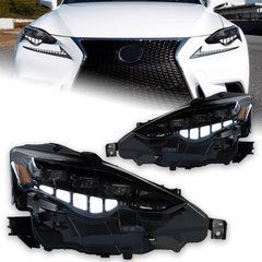 Передние тюнинг лед фары Lexus IS 2013-2016 г.в. Лексус ИС, Lexus, Альтернативная оптика, IS, Новое, На штатные места, IS III (GSE3, AVE3) 2013-