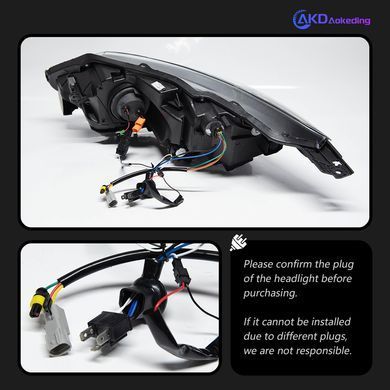 Передні тюнінг лед фари Honda HR-V 2014-2020 р.в. Хонда , Honda