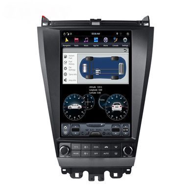 Штатная магнитола в стиле тесла Honda Accord 7 2003-2007 г.в. Хонда Акорд 7  Android, GPS, Автомагнитола, Honda, Accord, Новое, На штатные места, ACCORD VII (CL) 2003-