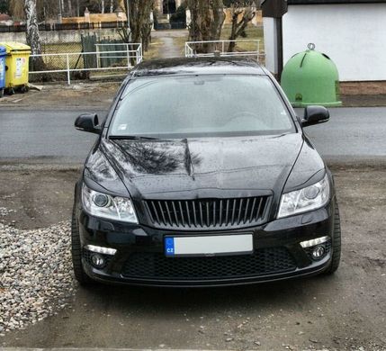 Реснички на фары Skoda OCTAVIA 2008-2013 г.в. Шкода Октавиа