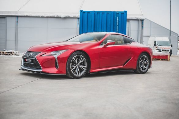 Боковые накладки элероны порогов Lexus LC 500 2017+ г.в., Черный, Внешний Тюнинг, Lexus, Пороги, По желанию, ABS-пластик, LC, Новое, На штатные места, LC 500 2017-