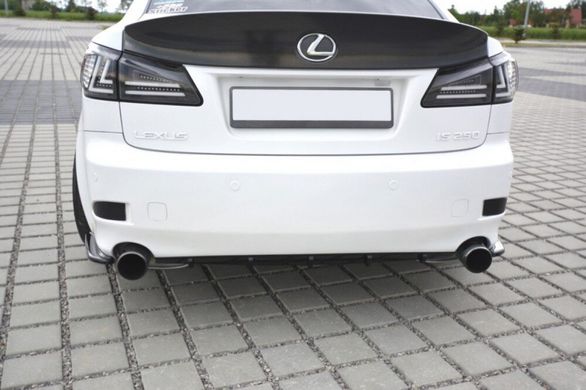 Накладка диффузор заднего бампера LEXUS IS 2006-2012 г.в.