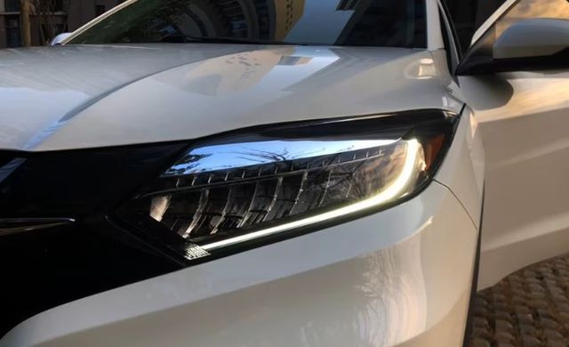 Передні тюнінг лед фари Honda HR-V 2014-2020 р.в. Хонда , Honda