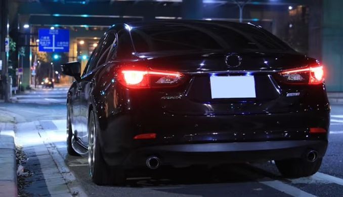Задні тюнінг лед фонарі Mazda 6 седан 2013-2018 р.в. Мазда 6, Mazda, Альтернативная оптика, 6, Новое, На штатные места, 6 Sedan (GJ, GH) 2012-