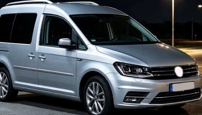 Передние тюнинг лед фары для Volkswagen Caddy 2015-2020 г.в. Волксваген Кади, Volkswagen, Альтернативная оптика, Caddy, Новое, На штатные места