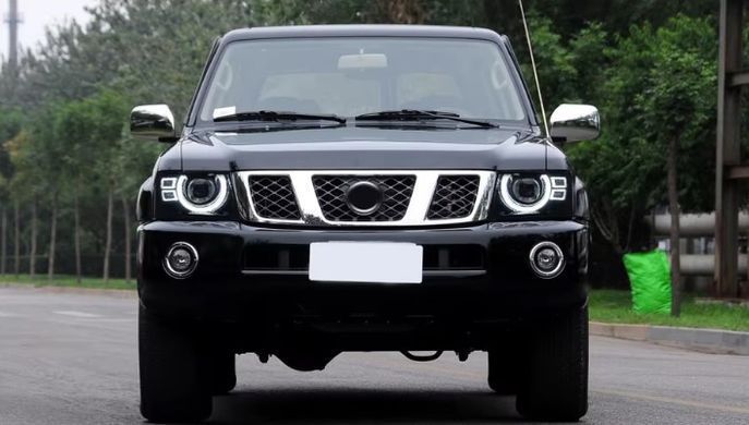 Передние лед фары для Nissan Patrol Y61 1997-2010 г.в. Нисан Патрол, Nissan, Альтернативная оптика, Patrol, Новое, На штатные места