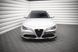 Накладка на передній бампер спліттер вар. 1 для Alfa Romeo Giulia Sport 2016-, Черный