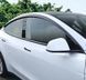 Дефлектори на вікна вітровики для Tesla Model 3, Черный