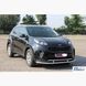 Защита переднего бампера двойной ус Kia Sportage 2016+ г.в.