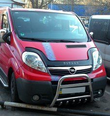 Защита переднего бампера (кенгурятник, бугель) Opel Vivaro