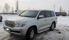 Боковые пороги площадка Toyota Land Cruiser 200 2008+ г.в.