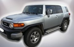 Боковые пороги площадка Toyota FJ Cruiser 2006-2014 г.в.