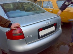 Ліп спойлер багажника Audi A6 C5 седан 1997-2004 р.в. Mattig, Серый грунт (под покраску), Зовнішній тюнінг, Audi, Спойлер, Требуется, Стеклопластик, A6, Новое, На штатные места, A6 (4B2, C5) 1997-2005