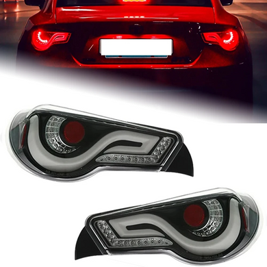 Задние тюнинг лед фонари для Toyota GT86 BRZ 2012-2018 г.в. Субару БРЗ, Toyota, Альтернативная оптика, Новое, На штатные места