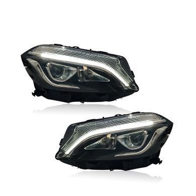 Передні лед фари Mercedes A-класс W176 2013-2018 г.в., Оптика, Mercedes, Альтернативная оптика, A-Class, Новое, На штатные места, A-KLASSE (W177)