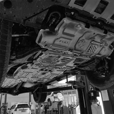 Защита днища для Toyota Prado 250 2024+ г.в. Прадо 250, Черный