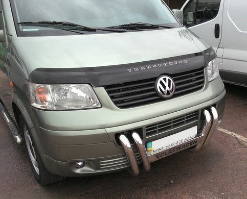 Защита переднего бампера "Ноздри" Volkswagen T-5