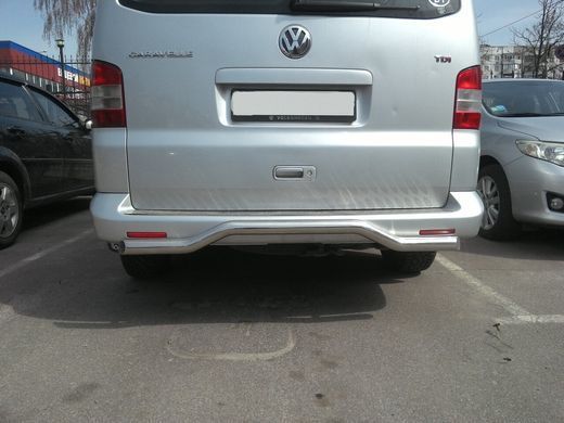 Защита заднего бампера (труба "волна) Volkswagen T-5