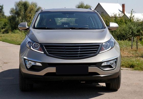 Решетка радиатора (4 поперечины) KIA Sportage 2010-2013 г.в. Киа Спортейдж