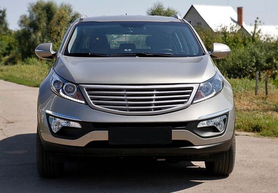 Решетка радиатора (4 поперечины) KIA Sportage 2010-2013 г.в. Киа Спортейдж