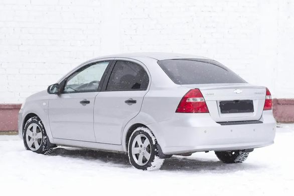 Накладка на задний бампер Chevrolet Aveo седан 2007-2012 г.в. Шевролет Авео