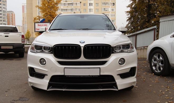 Реснички на фары BMW X5 в кузове F15 2013+ г.в.