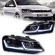 Передние лед фары для Volkswagen Polo 2009-2016 г.в. Волксваген Поло, Черный, Volkswagen, Альтернативная оптика, Polo, Новое, На штатные места, POLO (6R, 6C) 2009-