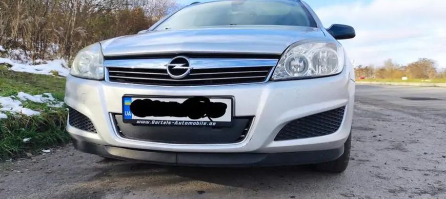 Зимняя накладка на решетку радиатора Opel Astra H 2004-2007 г.в. Астра, Черный, Защитные накладки, Opel, Зимняя заглушка от холода, Не требуется, ABS-пластик, Astra, Новое, На штатные места, ASTRA H (L48) 2004-