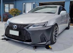 Тюнінг бампер Lexus IS 250 2006-2012 р.в. стиль 2021+, Серый грунт (под покраску), Зовнішній тюнінг, Lexus, Накладка на передний бампер, Требуется, Полипропилен, IS, Новое, На штатные места, IS II (GSE2_, ALE2_, USE2_) 2005-