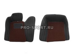 Коврики 3D VIP класса из экокожи на липучках Mercedes Benz SLK R171 2008-2011 г.в.