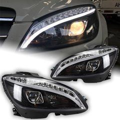 Передние тюнинг лед фары Mercedes C204 2011-2014 г.в. Мерседес 204, Оптика, Mercedes, Альтернативная оптика, C-Class, Новое, На штатные места, C-KLASSE (W204) 2007-