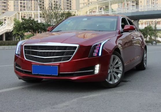 Передние тюнинг лед фары Cadillac ATS 2013+ г.в. Кадилак АТС, Внешний Тюнинг, Cadillac, Альтернативная оптика, ATS, Новое, На штатные места, ATS 2013-