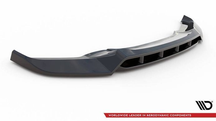Накладка на передний бампер сплитер BMW X6 F16 версия M-pack 2014-2018 г.в. Х6 Ф16, Черный, Внешний Тюнинг, BMW, Накладка на передний бампер, Не требуется, ABS-пластик, X6, Новое, На штатные места, X6 (F16) 2014-