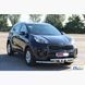Защита переднего бампера двойной ус Kia Sportage 2016+ г.в.